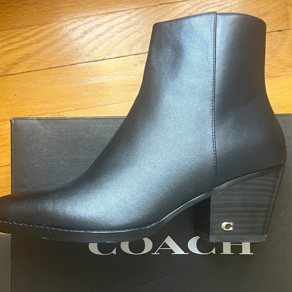 Coach Pacey Leather Bootie
